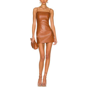 Bardot Tan Mini Dress